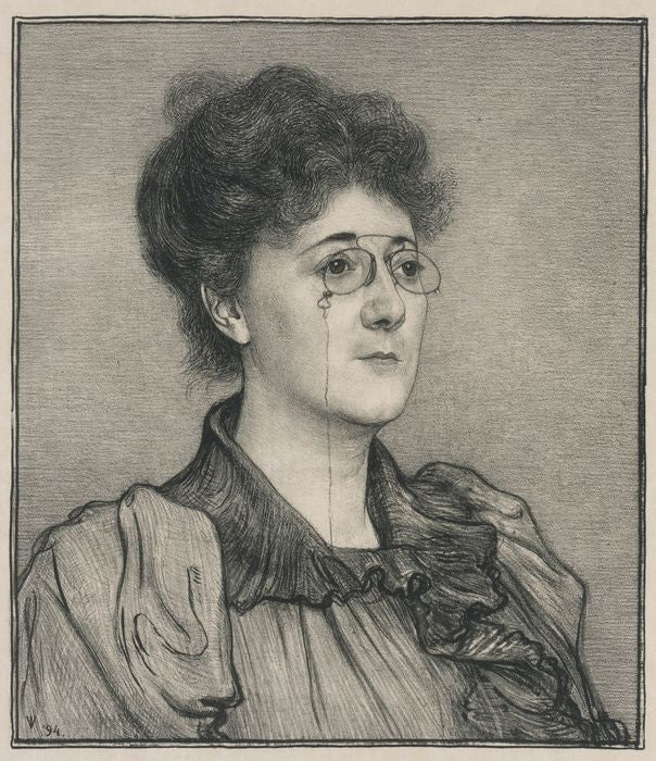 Portrait of Therese Schwartze by Jan Veth,A3(16x12")Poster
