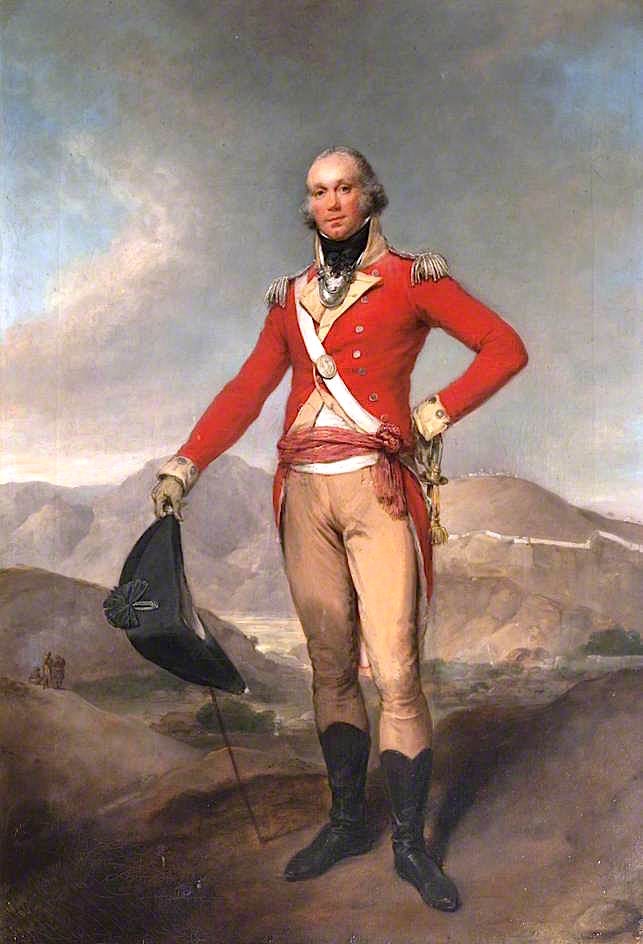 Lieutenant Colonel The Honourable James Maitland, vintage artwork by Arthur William Devis, 12x8" (A4) Poster