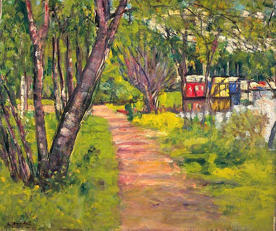 Pathway, Loch Lomond by George Leslie Hunter,16x12(A3) Poster