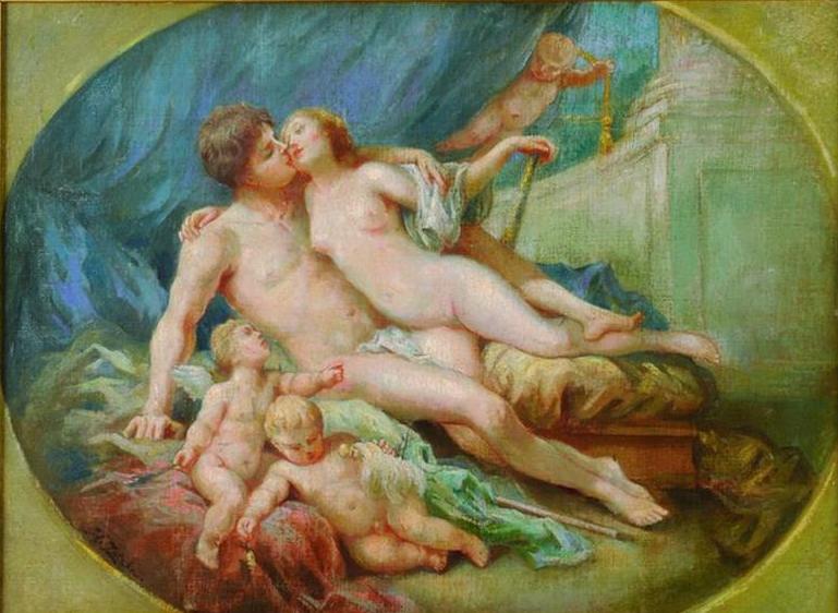 Love by Hans Zatzka,A3(16x12")Poster