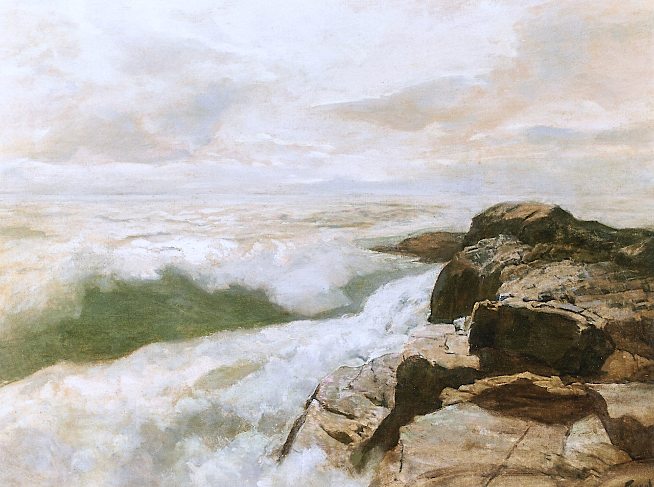 Sunlit Mists by Frederick Judd Waugh,A3(16x12")Poster