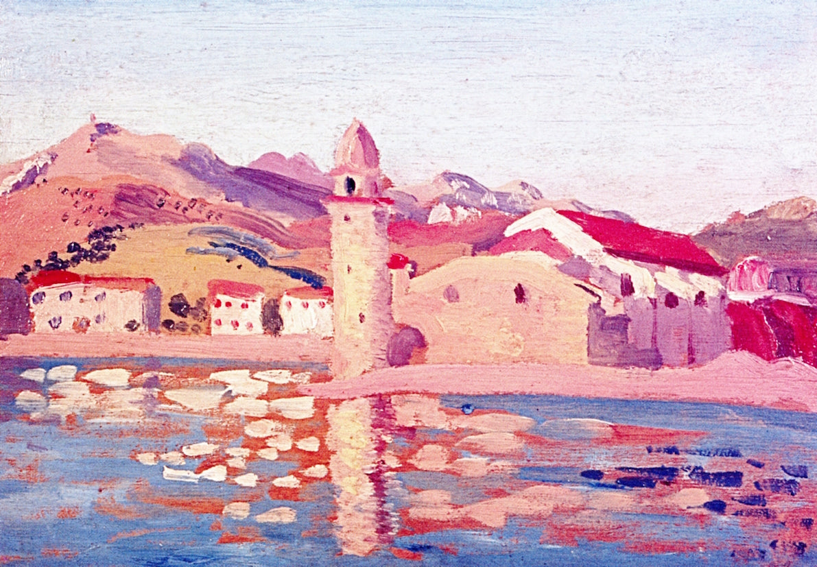 The Church at Collioure by James Dickson Innes,16x12(A3) Poster