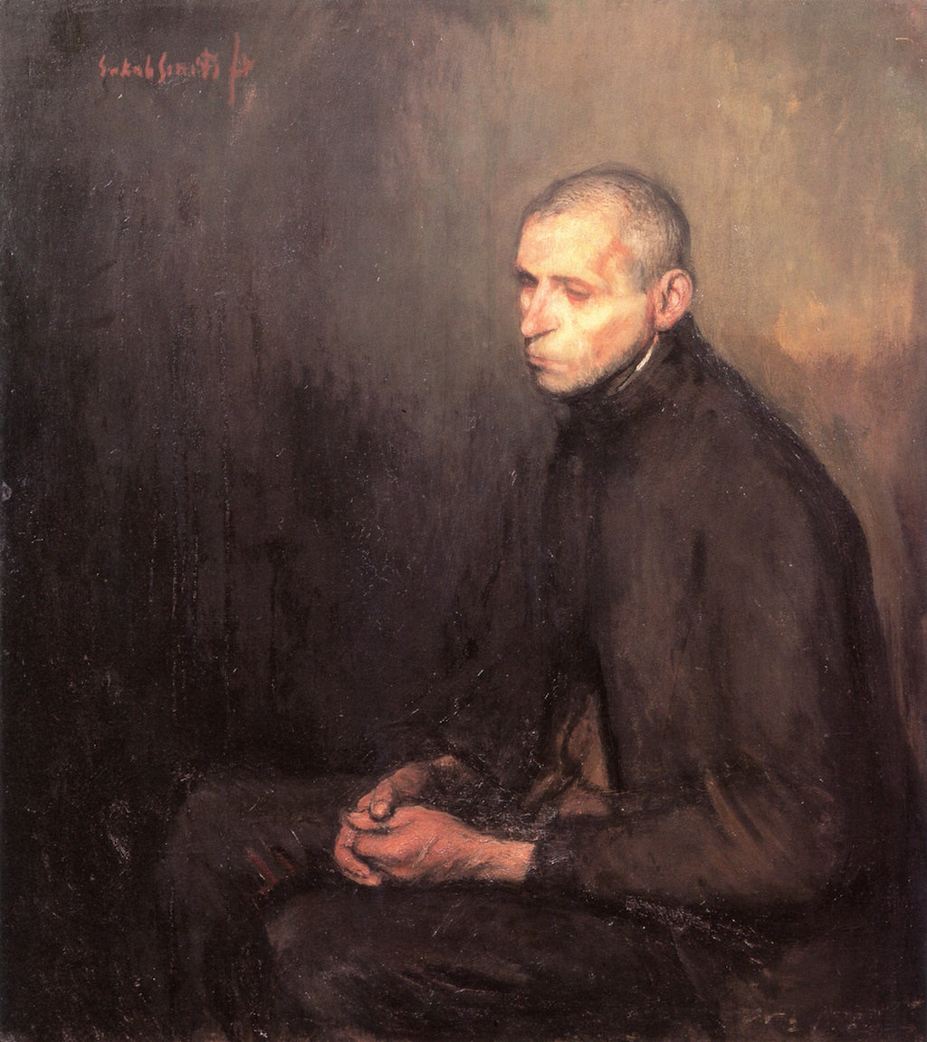The Father of the Condemned Man, vintage artwork by Jakob Smits, 12x8" (A4) Poster