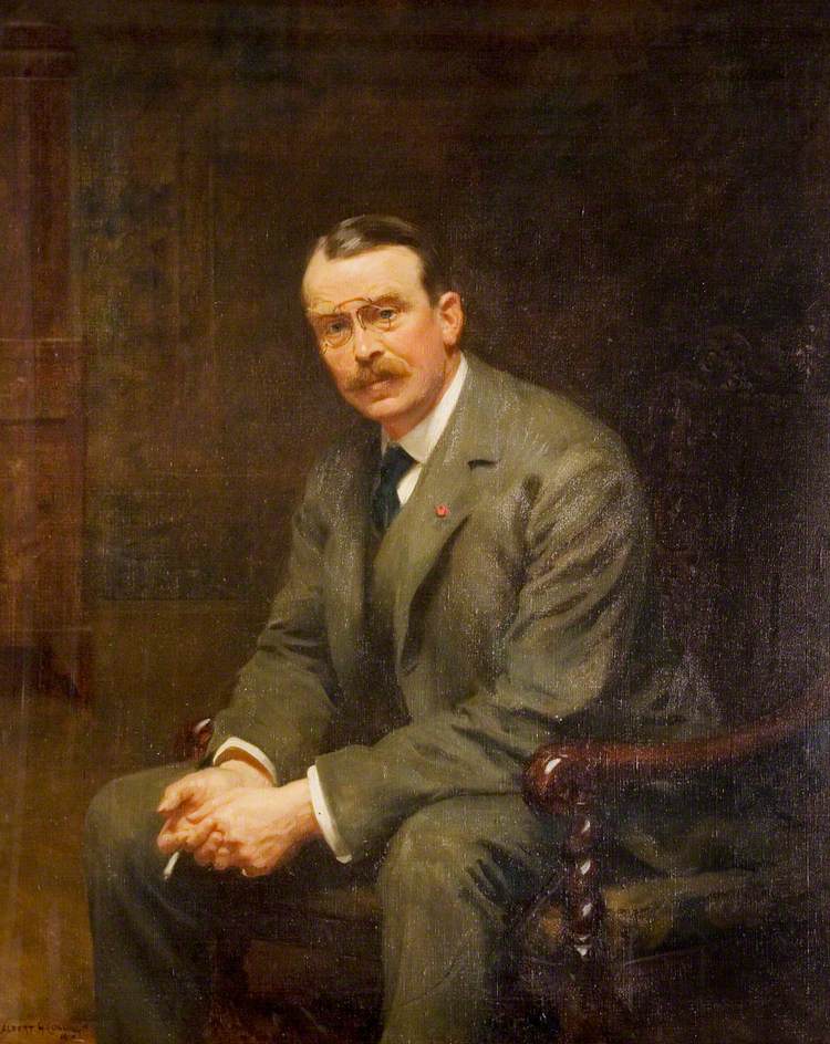Sir Alfred Herbert, vintage artwork by Albert Henry Collings, 12x8" (A4) Poster