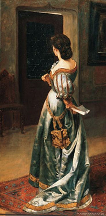 Love Letter, vintage artwork by Pedro Lira, 12x8" (A4) Poster