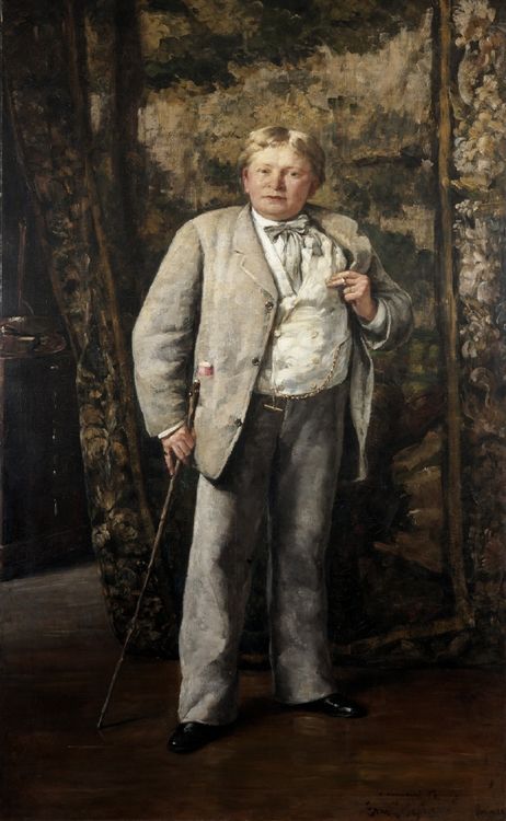 Carl Skånberg, Landscape Painter, vintage artwork by Ernst Josephson, 12x8" (A4) Poster