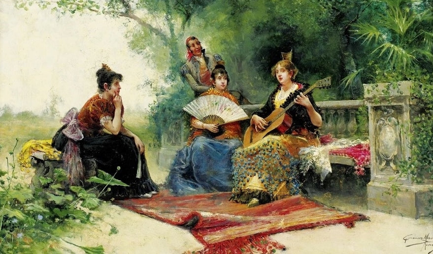 A musical interlude by Juan Gimenez Martin,A3(16x12")Poster