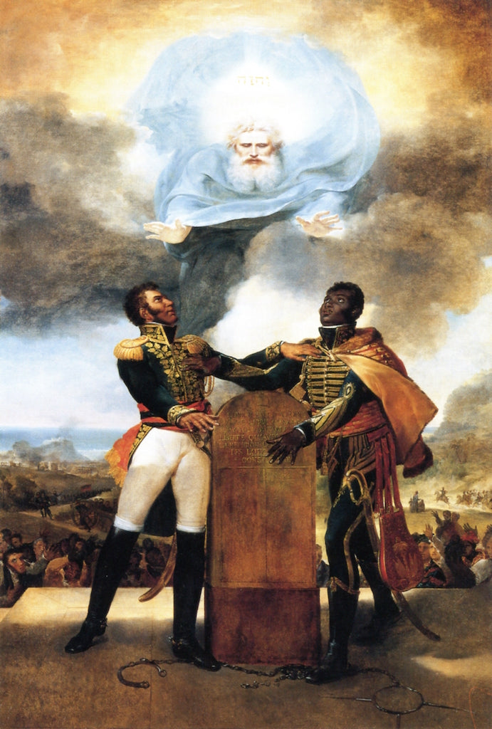 Oath of the Ancestors, vintage artwork by Guillaume Guillon-Lethiere, 12x8" (A4) Poster