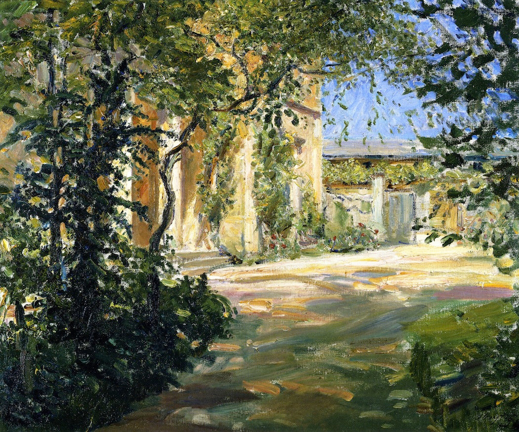 House in Godramstein - Entrance to the Villa by Max Slevogt,A3(16x12")Poster