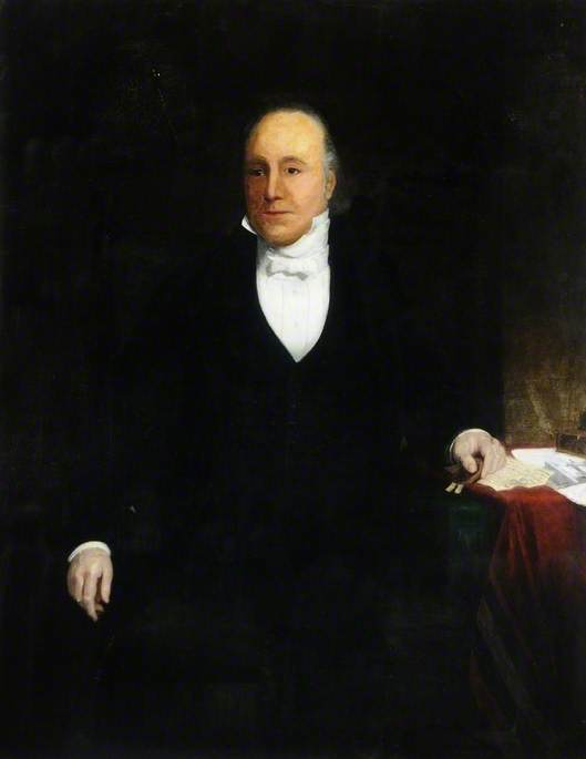 Reverend Joseph Hunter (1783–1861), vintage artwork by Henry William Pickersgill, 12x8" (A4) Poster