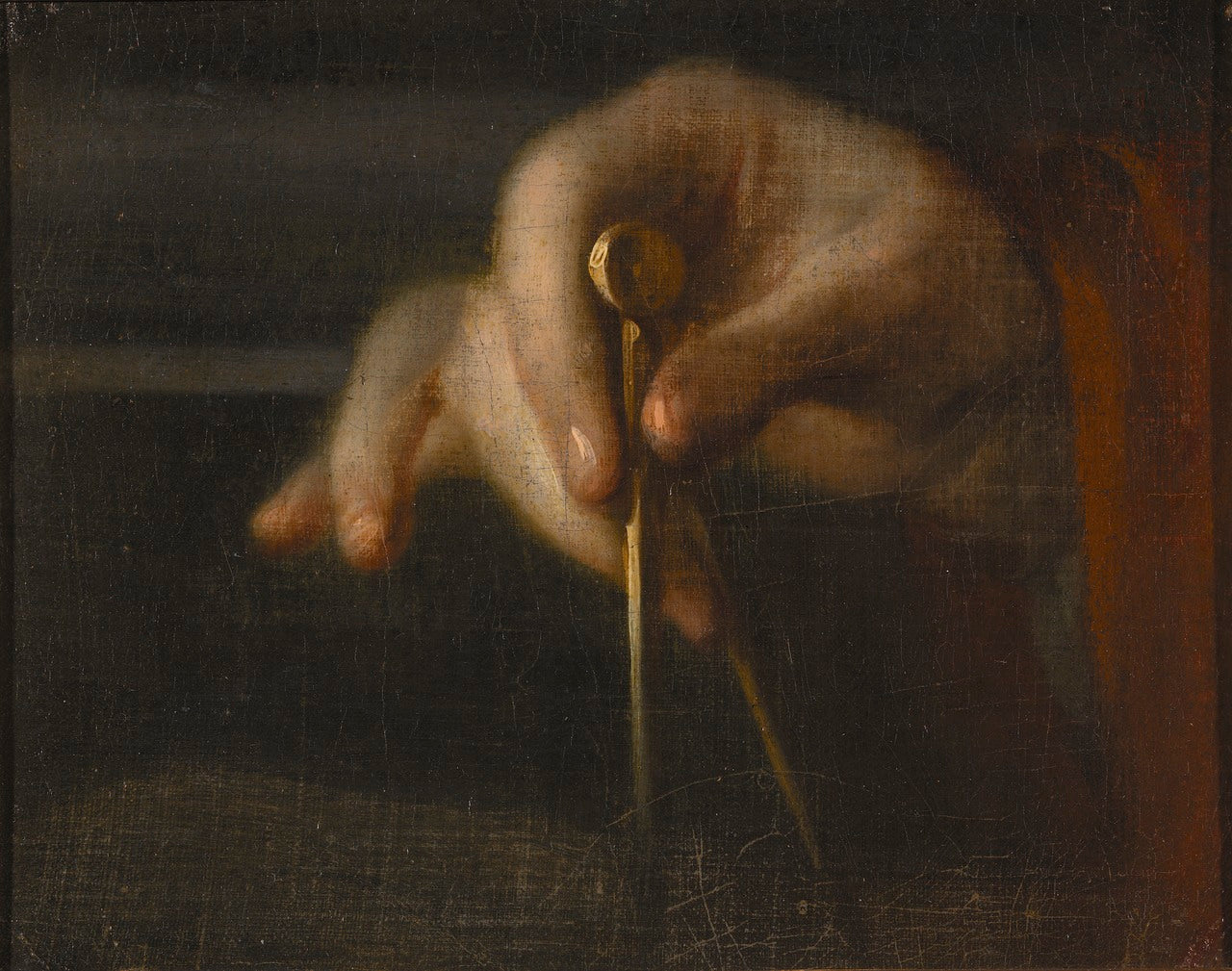 Study of a Hand, vintage artwork by George Engelhardt Schroeder, 12x8" (A4) Poster