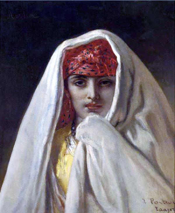 Aisha, vintage artwork by Jean-François Portaels, A3 (16x12") Poster Print