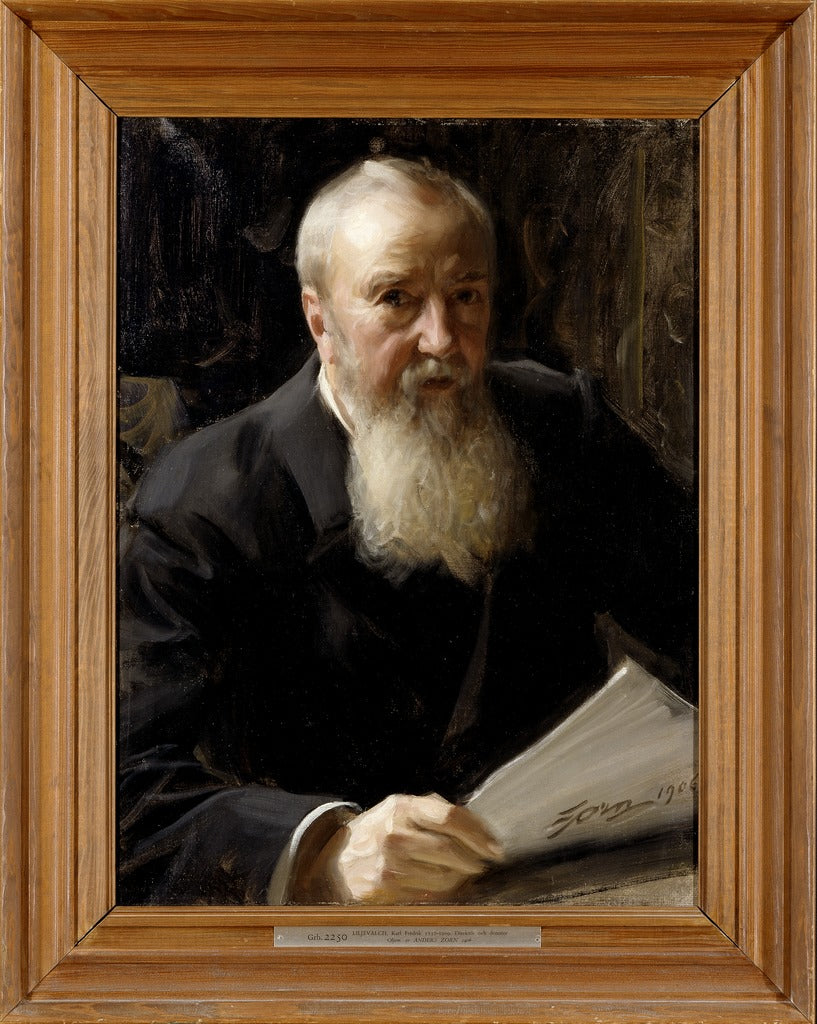 Carl Fredrik Liljevalch by Anders Zorn,A3(16x12")Poster