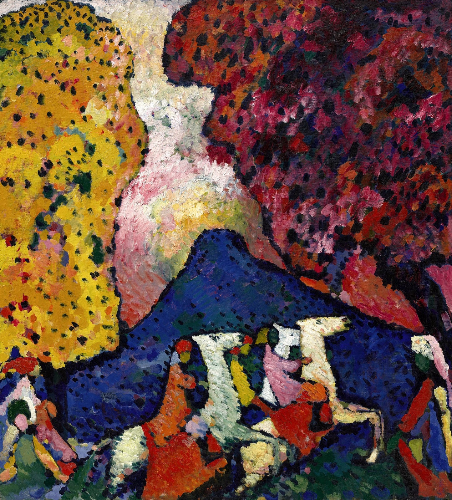 Blue Mountain by Wassily Kandinsky,A3(16x12")Poster