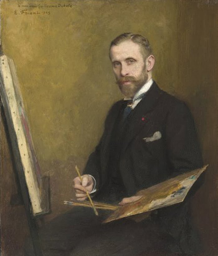 Guillaume Dubufe by emile Friant,A3(16x12")Poster