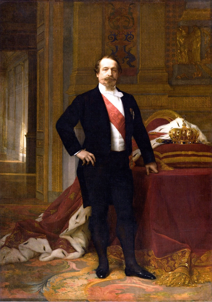 Emperor Napoleon III, vintage artwork by Alexandre Cabanel, 12x8" (A4) Poster