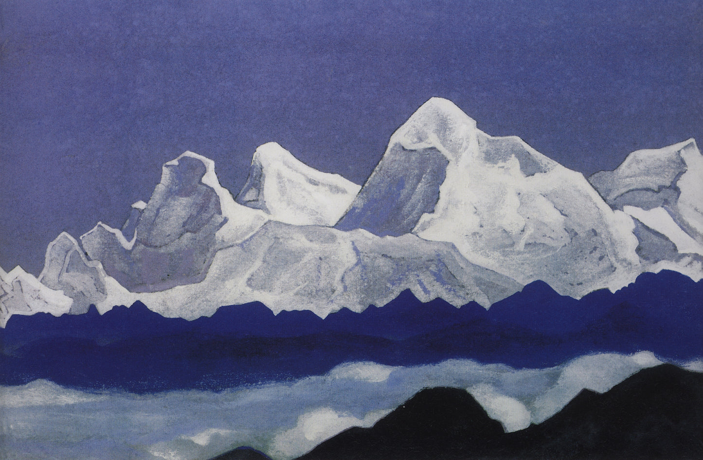 Everest by Nicholas Roerich,16x12(A3) Poster