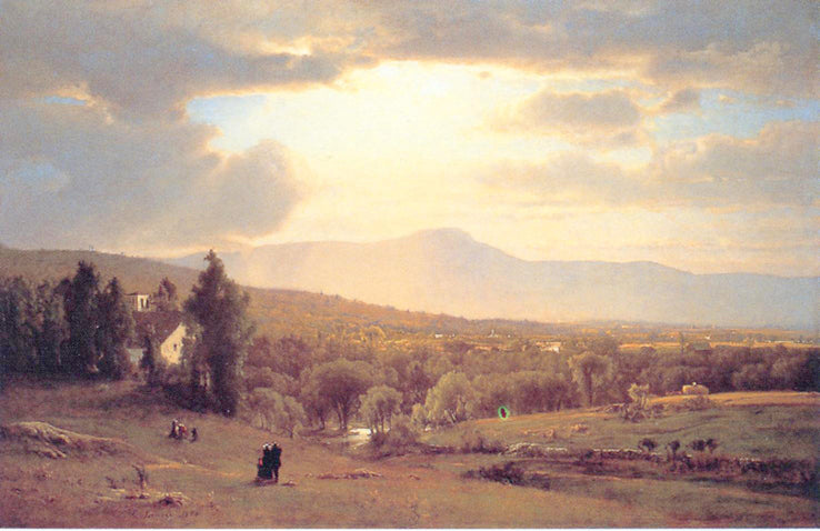 Catskill Mountains, vintage artwork by George Inness, 12x8" (A4) Poster