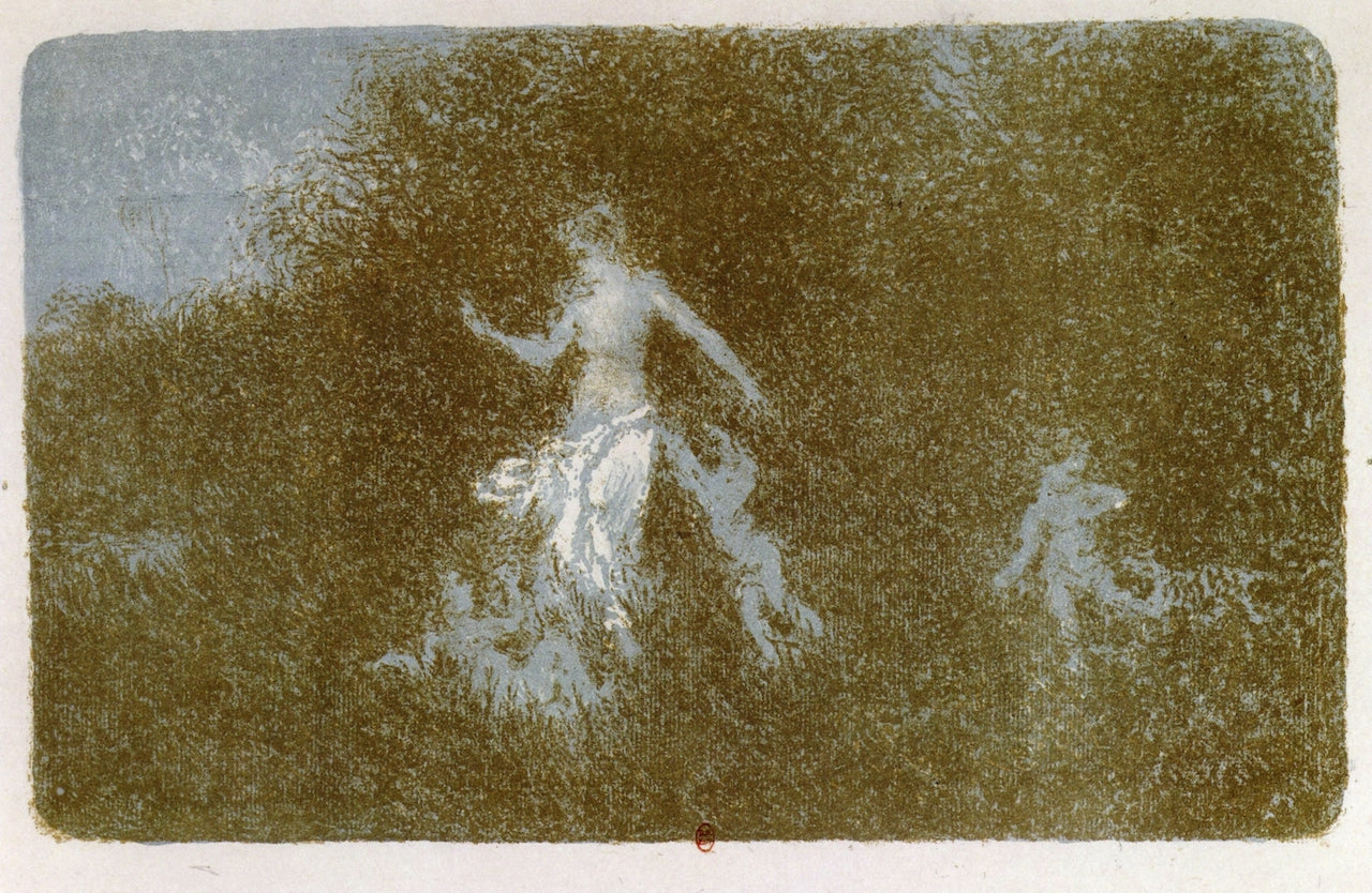 Amor Playing with a Nymph by Ker Xavier Roussel,A3(16x12")Poster