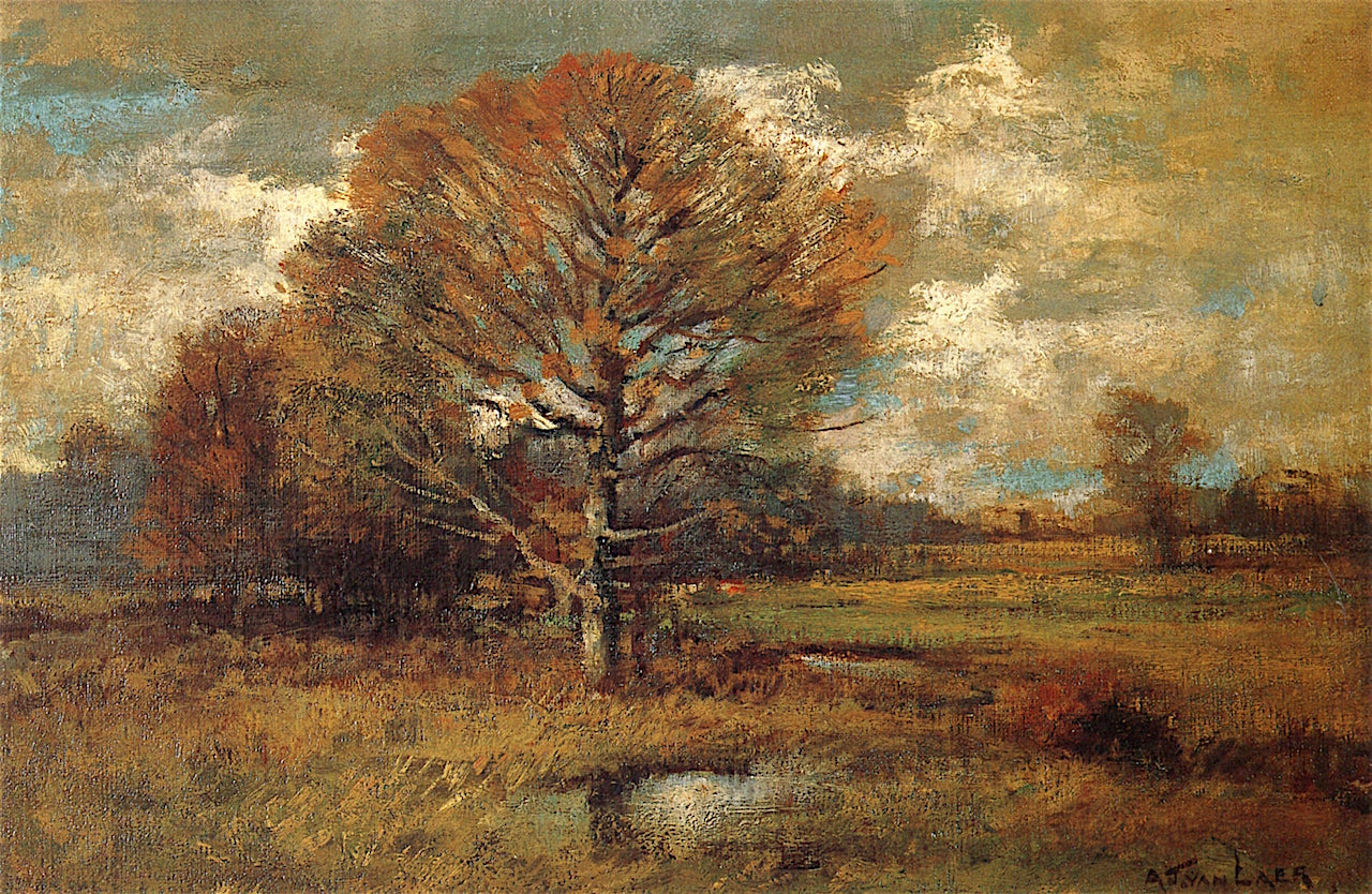 Fall Fields by Alexander Theobold Van Laer,A3(16x12")Poster