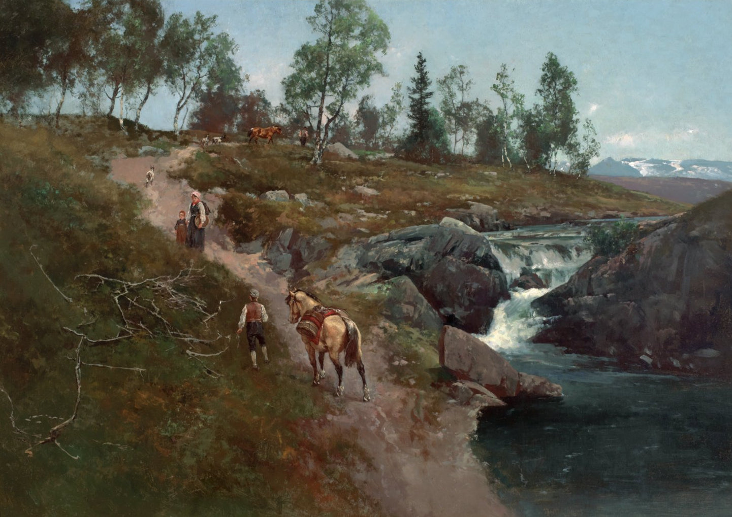 Fra Nord-Aurdal by Axel Hjalmar Ender,A3(16x12")Poster
