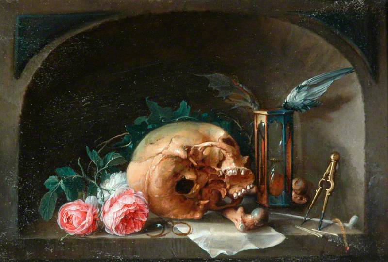Momento Mori, vintage artwork by Jan Davidsz. de Heem, 12x8" (A4) Poster