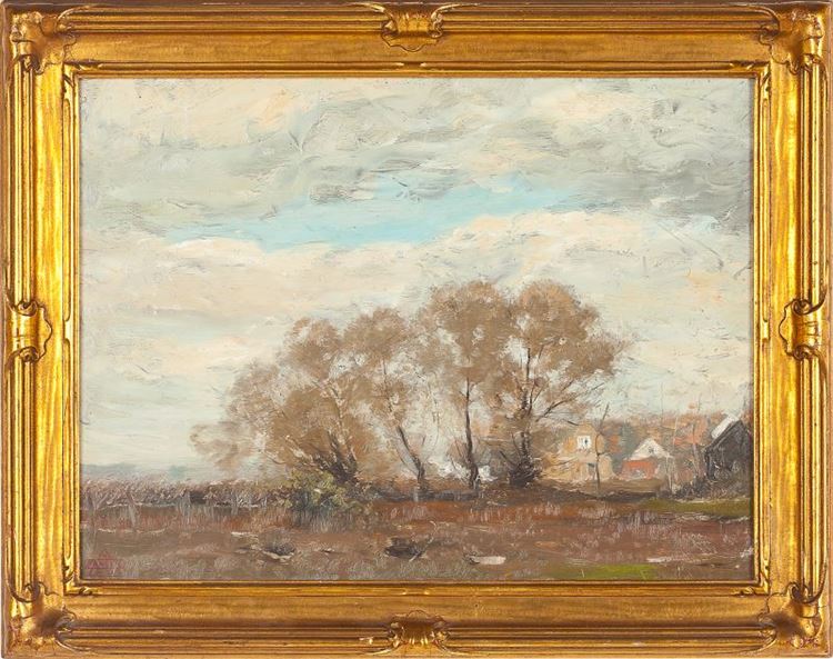 The Willows by Henry Ward Ranger,A3(16x12")Poster