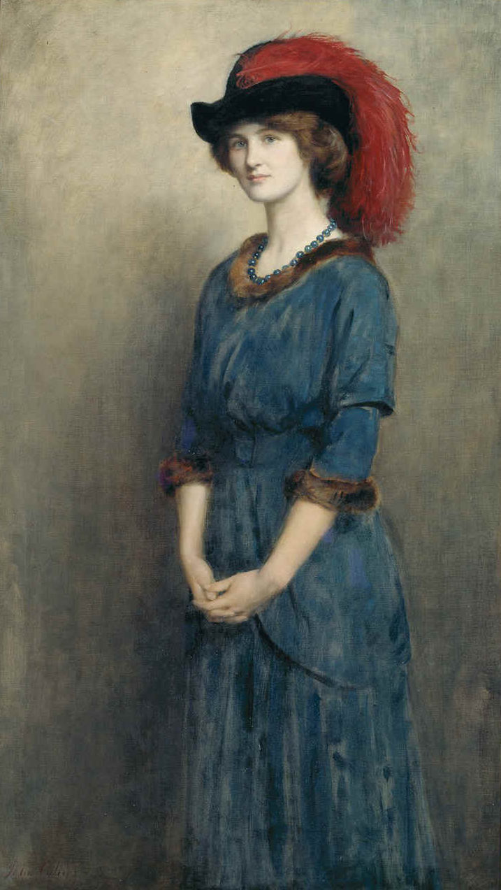 Angela McInnes, vintage artwork by John Maler Collier, 12x8" (A4) Poster