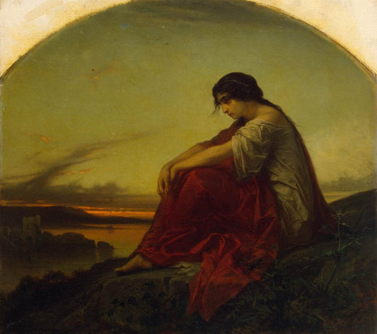 Disillusion, vintage artwork by Edouard Hamman, A3 (16x12") Poster Print