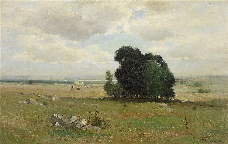 A Princeton Pasture by Joseph H. Greenwood,A3(16x12")Poster