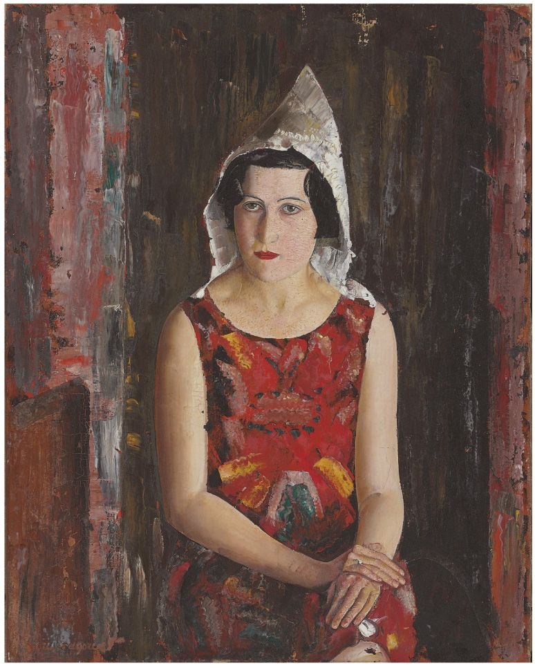 Girl from California by Boris Grigoriev,16x12(A3) Poster