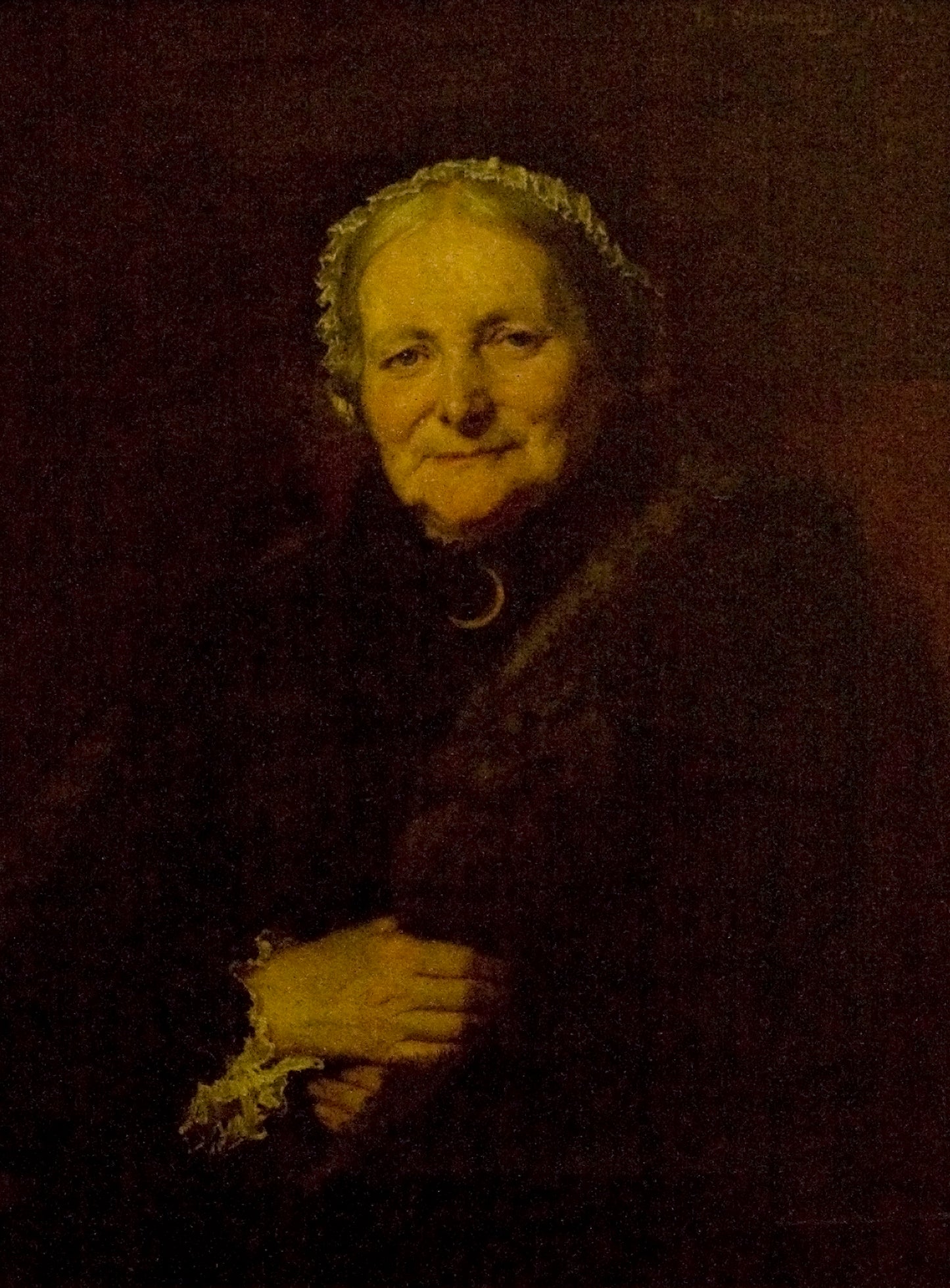 Portrait of C.M van der Goot-Mabe Grevingh, vintage artwork by Therèse Schwartze, 12x8" (A4) Poster