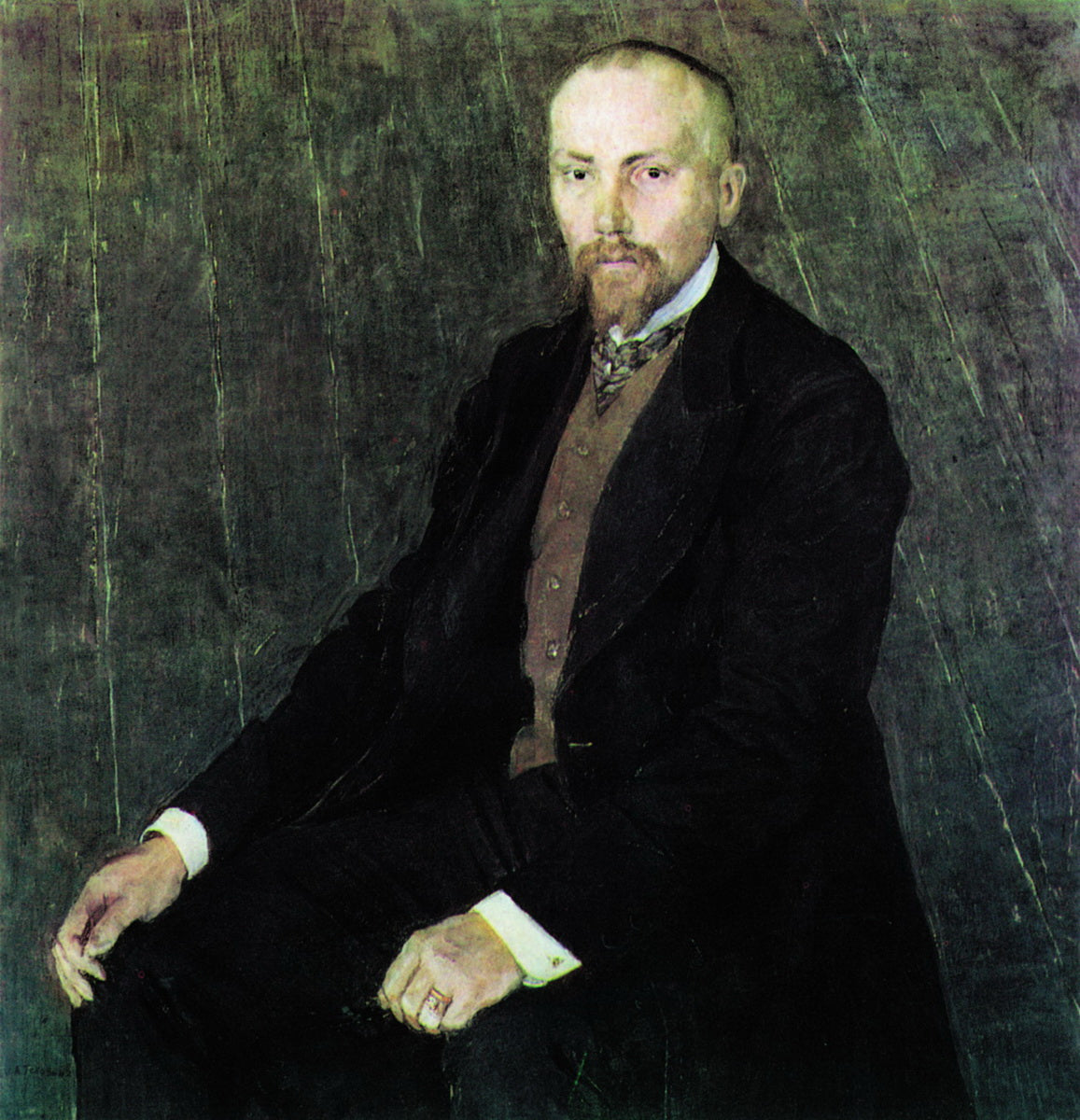 Portrait of Painter Nikolai Roerich by Alexander Golovin,A3(16x12")Poster