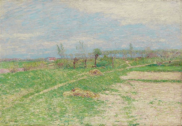 Footpath to Rosenhang, vintage artwork by Paul Baum, 12x8" (A4) Poster