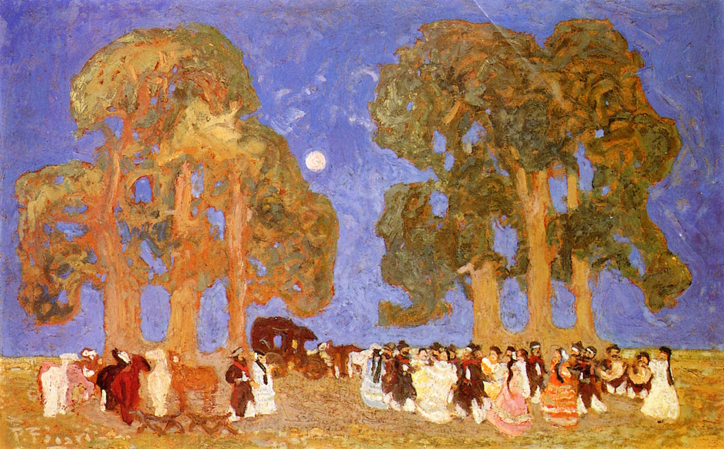 Fiesta Criolla by Pedro Figari,A3(16x12")Poster