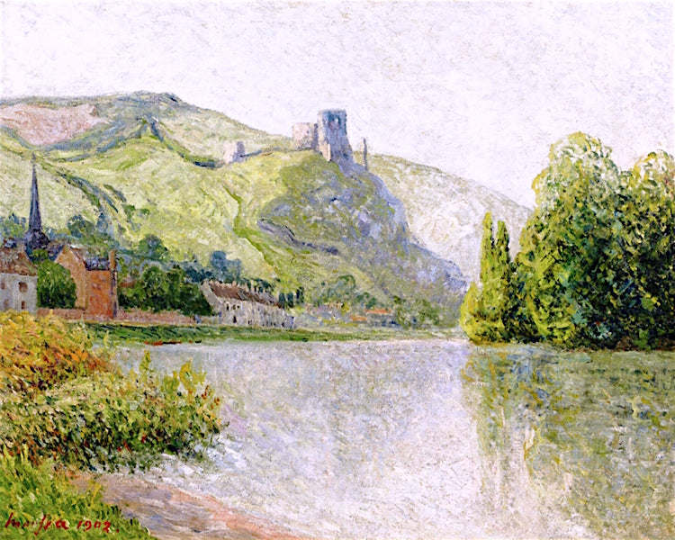 ¢teau-Gaillard, Les Andelys, Morning Effect by Maxime Maufra,A3(16x12")Poster