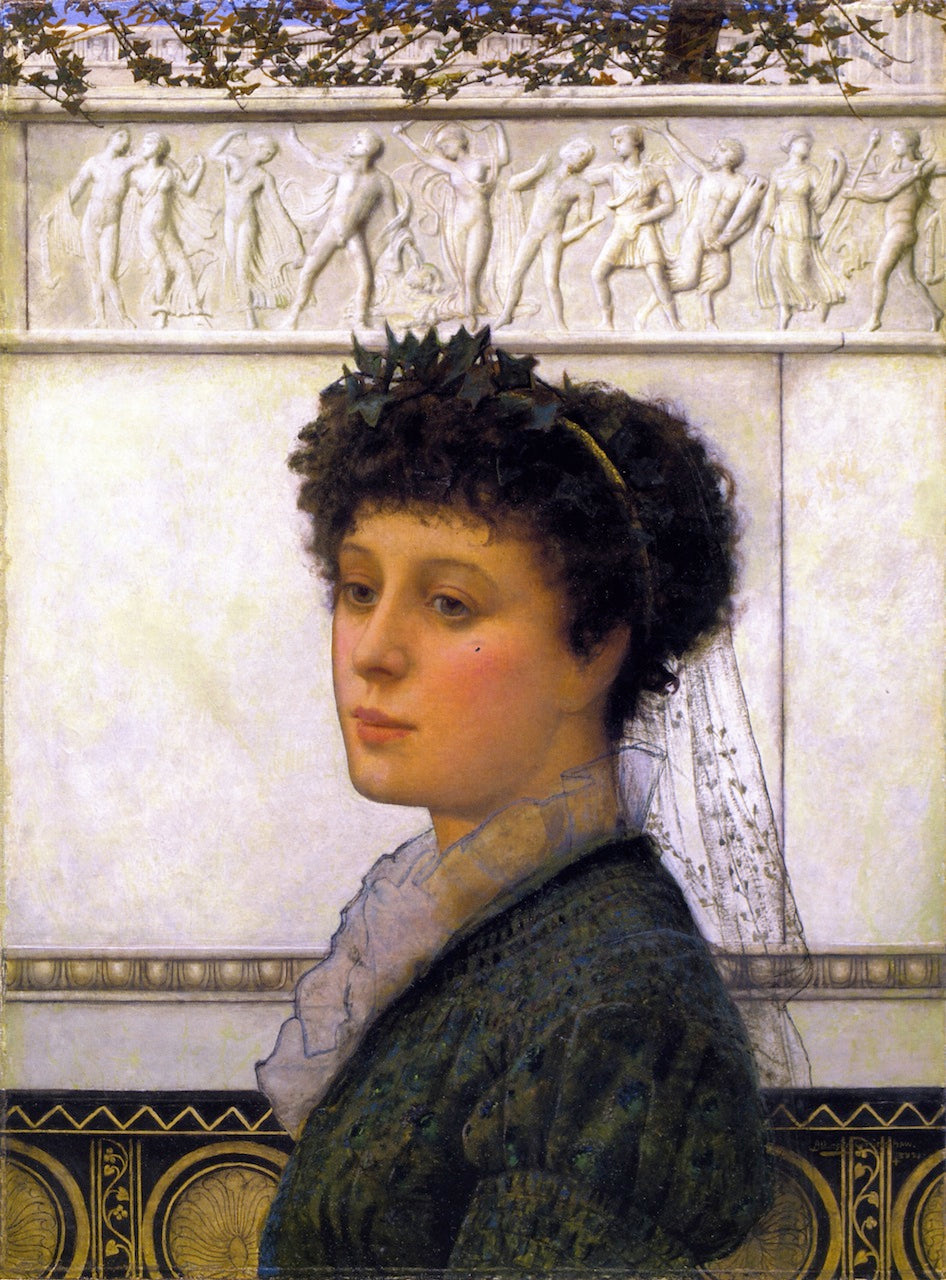 Fiametta, vintage artwork by John Atkinson Grimshaw, 12x8" (A4) Poster