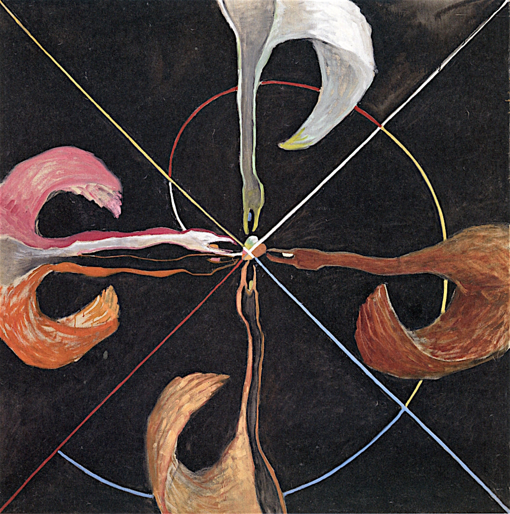 The Swan, No. 07, Group IX/SUW by Hilma af Klint,A3(16x12")Poster