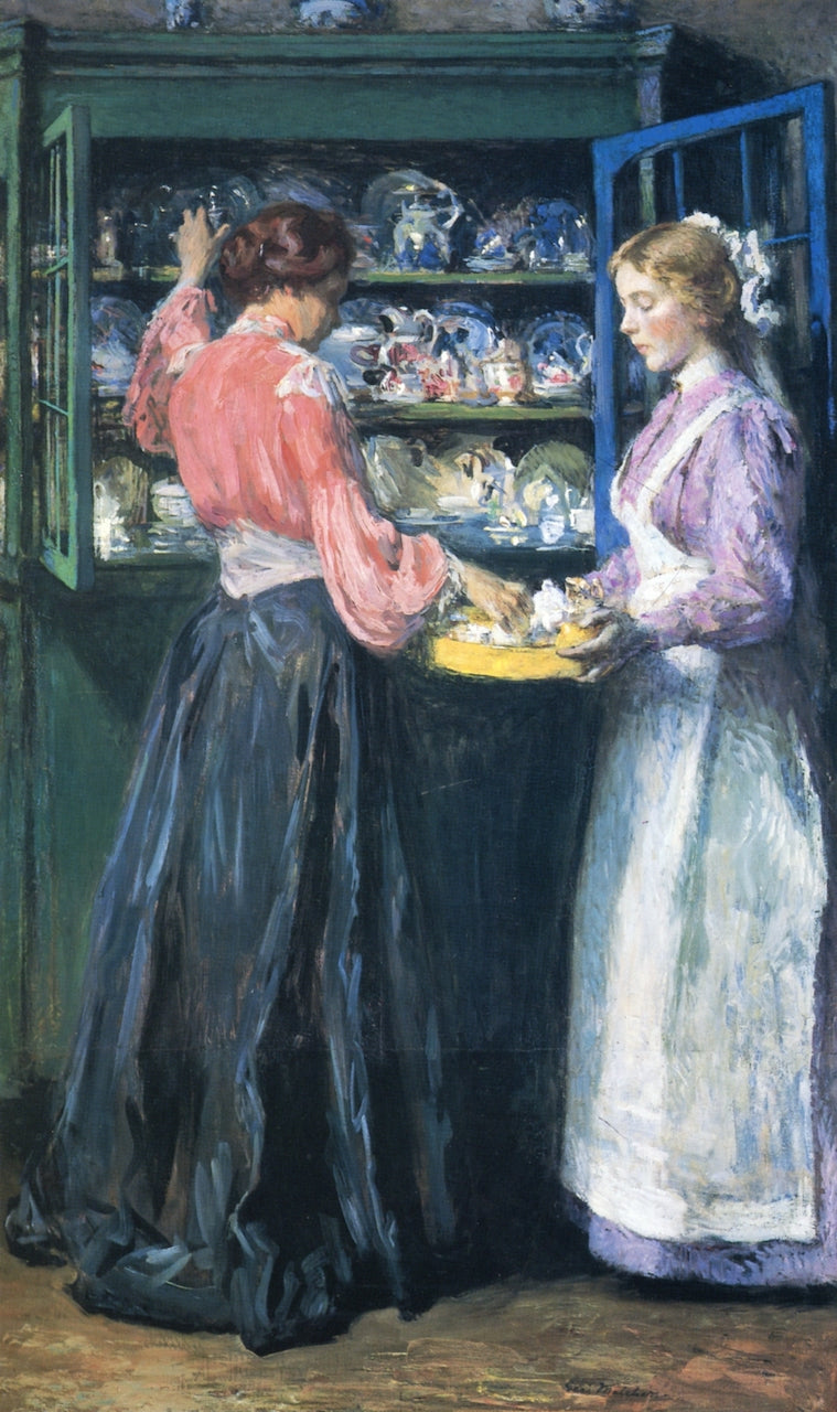 The China Closet by Gari Melchers,A3(16x12")Poster