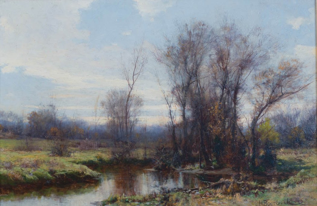 On the Meadow, vintage artwork by Hugh Bolton Jones, 12x8" (A4) Poster