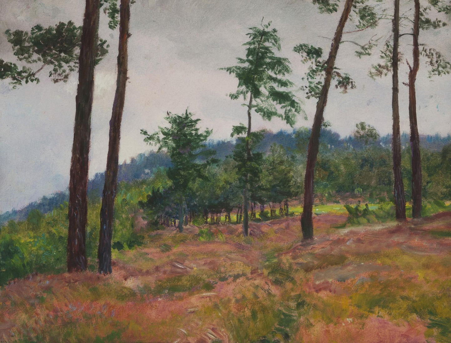 On the Edge of a Forest, vintage artwork by František Kaván, 12x8" (A4) Poster