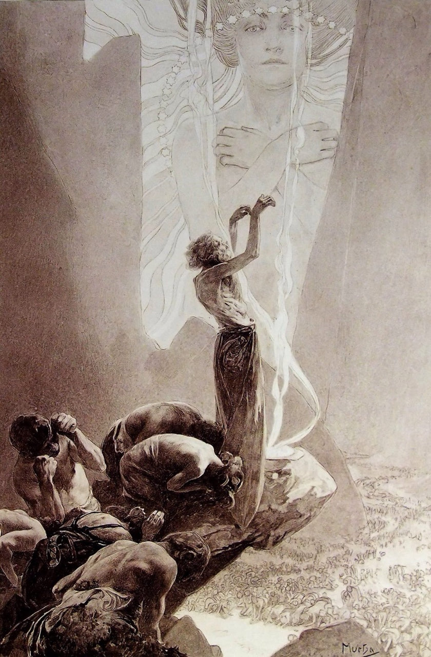 Sanctificatur Nomen Tuum by Alfons Mucha,A3(16x12")Poster