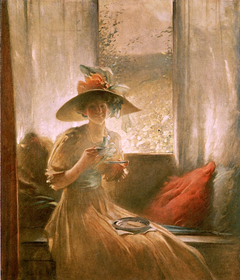 The Gossip by John White Alexander,A3(16x12")Poster