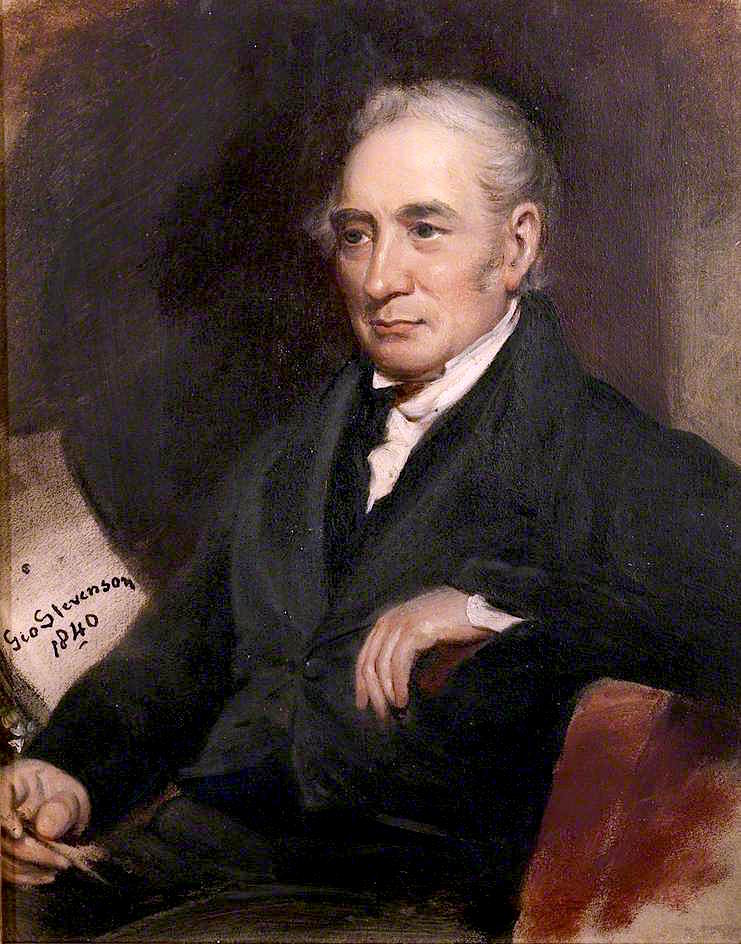 George Stephenson, vintage artwork by Attributed to Alexander Craig, A3 (16x12") Poster Print