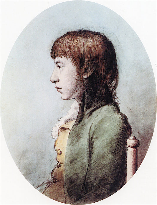 Portrait of Joseph Mallord William Turner, vintage artwork by George Dance the Younger, 12x8" (A4) Poster