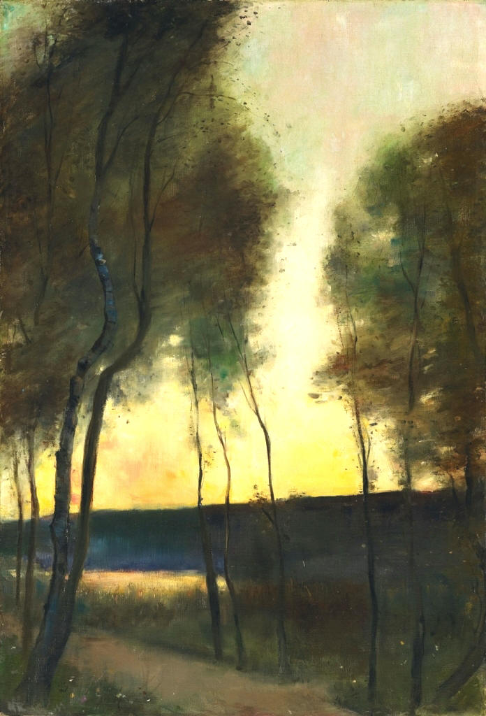 Autumn Mood on Grunewaldsee by Lesser Ury,A3(16x12")Poster