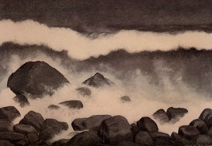 Boelgen by Theodor Severin Kittelsen,A3(16x12")Poster