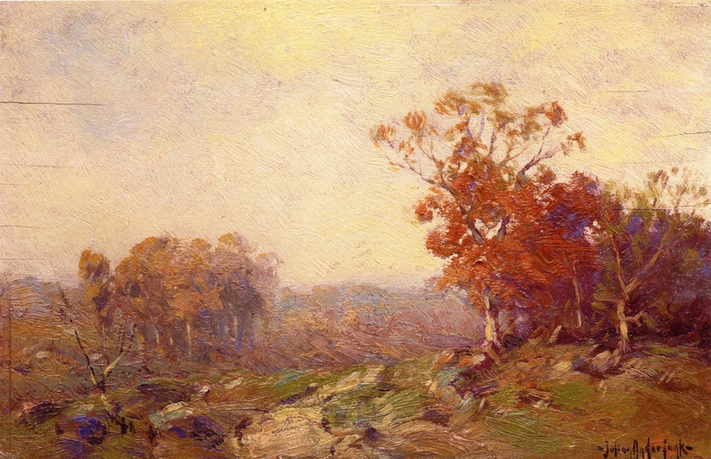 Golden Onderdonk, vintage artwork by Julian Onderdonk, 12x8" (A4) Poster