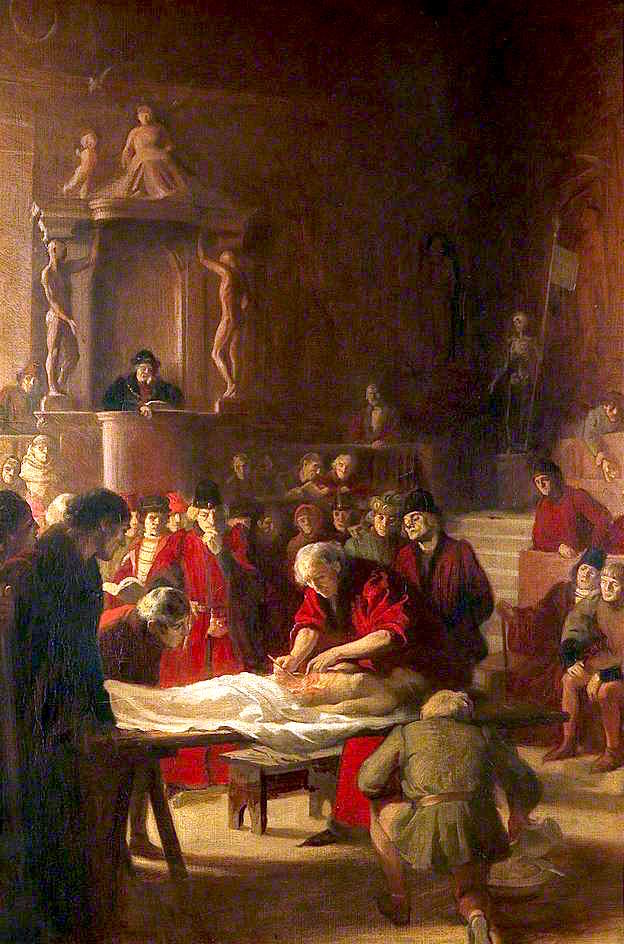 tion in the Anatomy Theatre at Bologna, 1318 by Ernest Board,16x12(A3) Poster