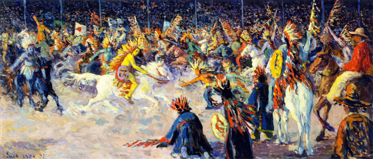 Buffalo Bill by Maximilien Luce,A3(16x12")Poster